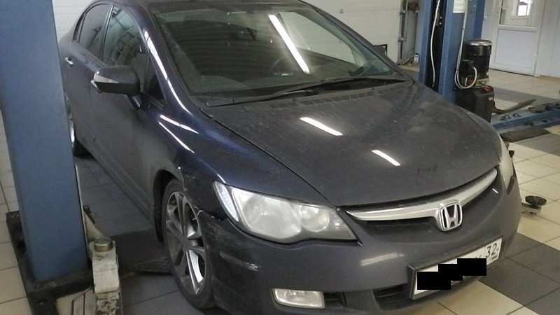 Ремонт рулевой рейки Honda Civik 4d 2008