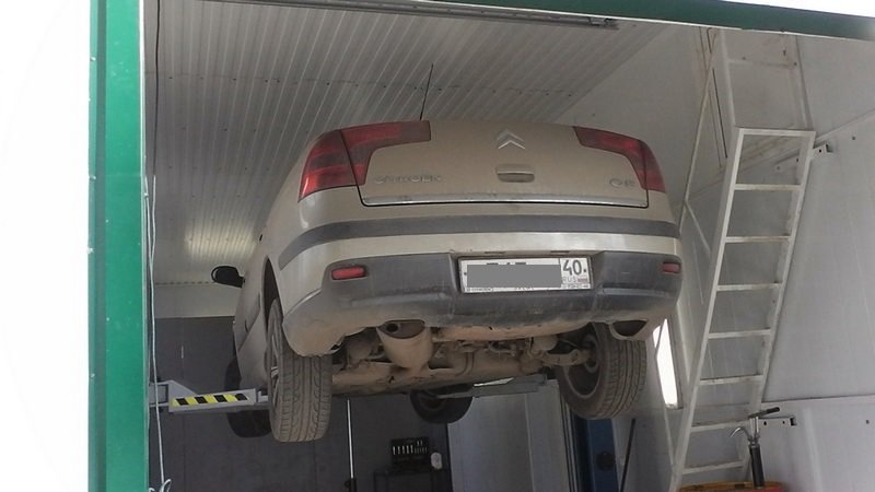 Диагностика рулевой рейки Citroen C5 Диагностика рулевой рейки Citroen C5