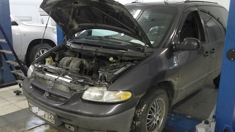 Диагностика рулевой рейки Dodge Caravan Диагностика рулевой рейки Dodge Caravan