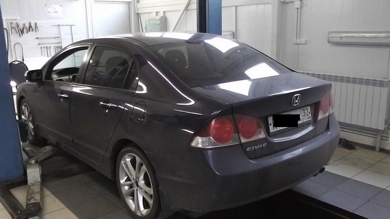 Диагностика рулевой рейки Honda Civik 4d 2008