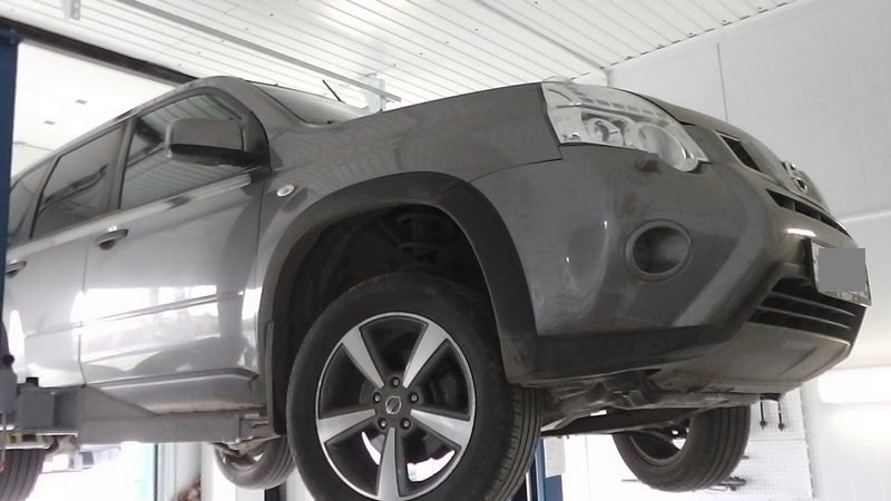 Диагностика рулевой рейки Nissan X-Trail