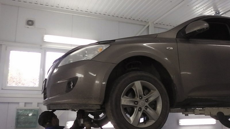 Диагностика рулевой рейки Kia Ceed