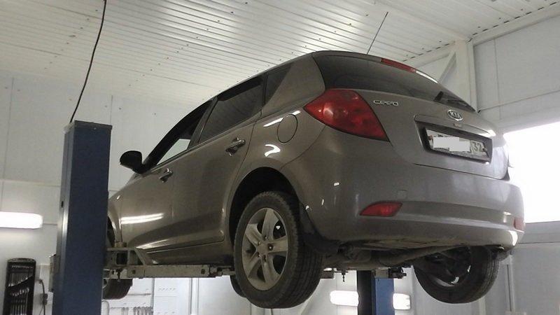Диагностика рулевого управления Kia Ceed
