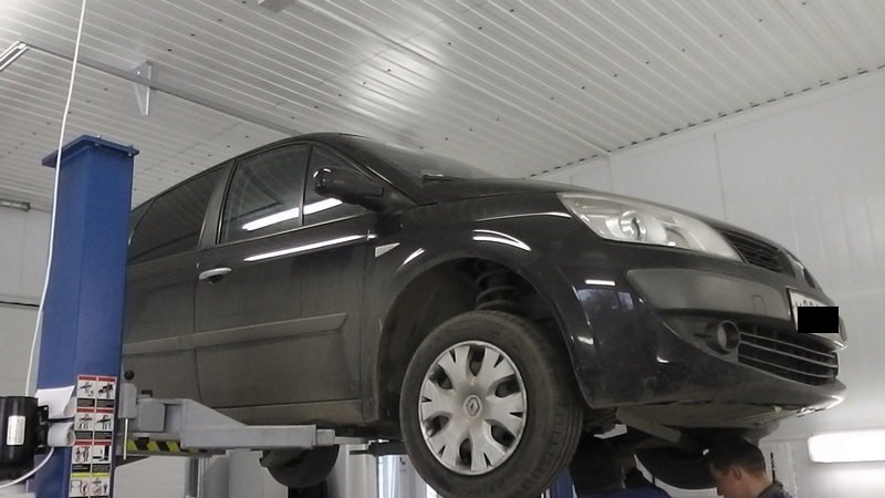 Диагностика рулевой рейки Renault Scenic