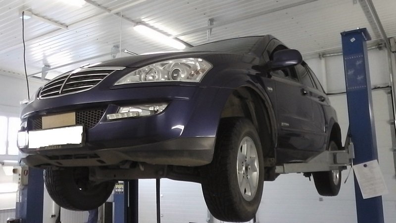 Диагностика рулевой рейки SsangYong Kyron