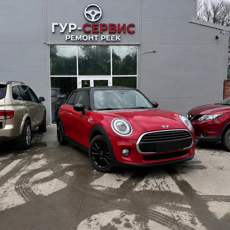 Замена рулевой рейки и насоса ГУР на MINI Cooper 1.6 2002 года